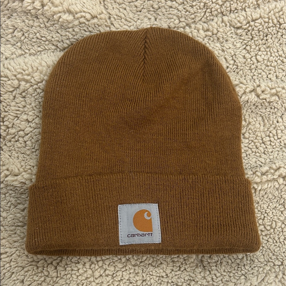 Carhartt Knit Cuffed Beanie in Carhartt Brown